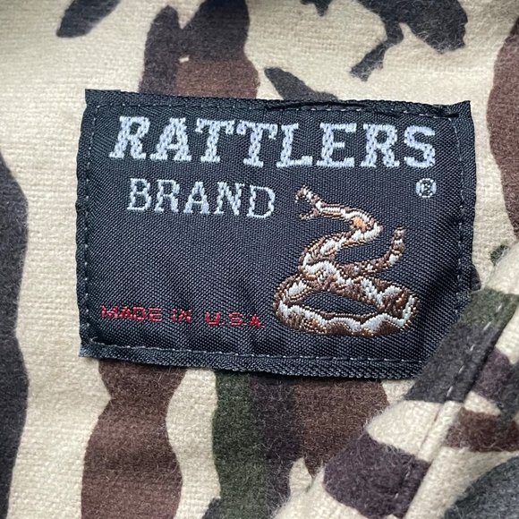 Rattlers Brand Ducks Unlimited Camo Button Down Shirt Outdoor Men's L NWT - Picture 7 of 9